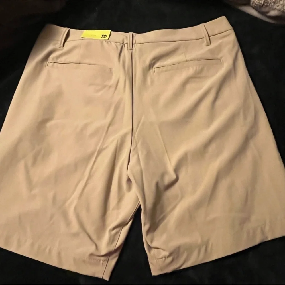 All in Motion Men's Beige Flat Front Shorts